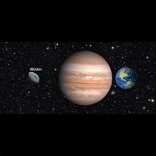 Asteroid Vs Jupiter | Jupiter Edit | Solar system Edit | universe Edit #universe #space #solarsystem