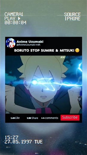 Boruto stop Sumire and mitsuki ⚡😱