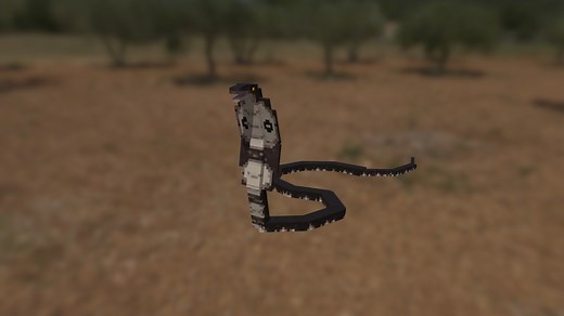 Minecraft King Cobra - 3D model by sebastiansantamaura