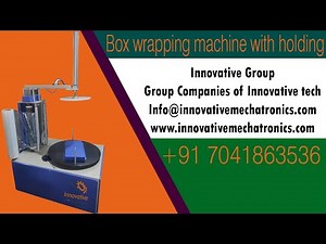 box stretch wrapper | Box Stretch wrapping machine | carton wrapper with holding system
