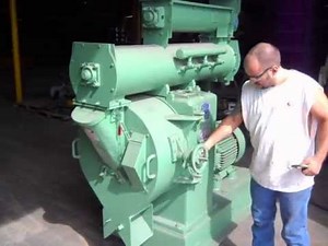 CPM Hyflo pellet mill test run