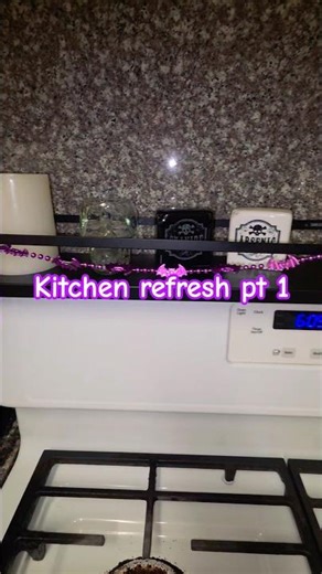 Gothic Kitchen Makeover: Stove Top Shelf Style!