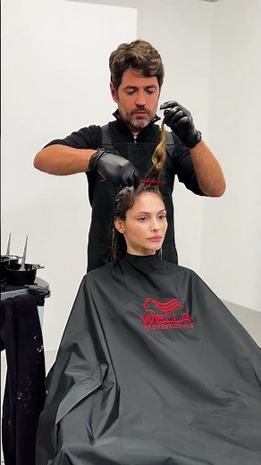 #ChocolateMelt tutorial co-created with Wella Ambassador @jacksonnunesoficial & #ColorTouch 🤎