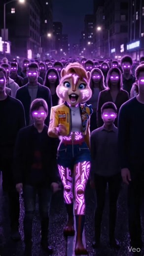 Chipettes reunite for battle #kpopdemonhunters #whatitsoundslike #chipettes #singing #finalbattle