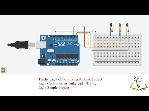 Traffic Light Control | Street Light Control using Tinkercad