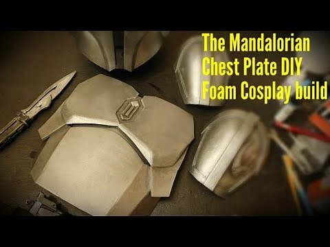 The Mandalorian Din Djarin Chest Plate foam Armor cosplay DIY build