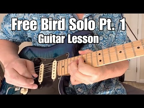LYNYRD SKYNYRD Guitar Lesson FREE BIRD Solo Pt. 1