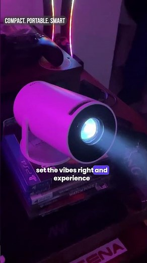 TecSox Luma Led Projector | 4K Video | Android 11 | 180 Rotatable | Best Under ₹4000