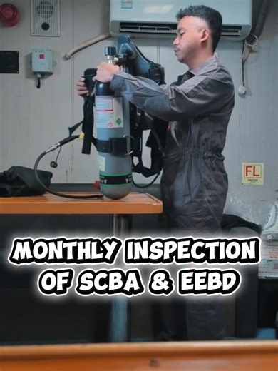 Monthly SCBA and EEBD Inspection Guide for Seafarers