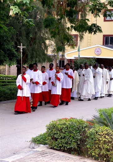 Procession #procession #catholicchurch #thanksgiving #popeleoxiv #liturgy
