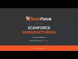 Sage 100 Production Management Automation: Production Tracking Made Easy