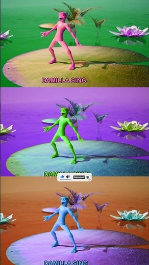 Damila dance 🔥 3 🐸 frog dance challenge