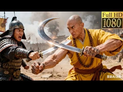 The monk bent the sword with his bare hands and instantly defeated the enemy.