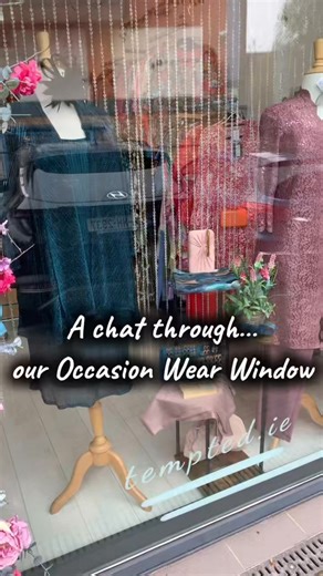 3.1K views · 35 reactions | Denise changes up our windows all the time! Here’s Rosemary chatting through our latest Occasion Wear window, with shimmer and shine being our go to  Shop all the looks here  https://tinyurl.com/m3zafswy | Tempted, size 16-28 | Facebook