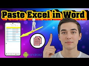 How To Copy & Paste Table From Excel To Word on Mobile - Full Guide