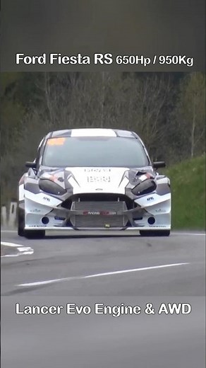 650Hp/950 FORD Fiesta AWD Lancer Evo Drivetrain 🔥