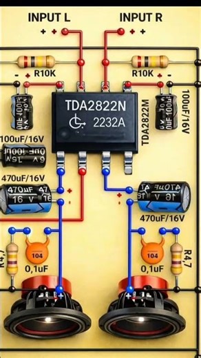 Powerful Amplifier Circuit#shortsviral #electricalconduction