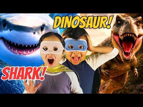 Shark vs Dinosaur Workout for Kids 🦈🦖 | 2 Superhero Missions!