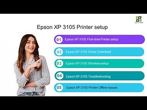 Epson XP 3105 printer setup | Unbox Epson XP 3105 printer | Wi-Fi Setup