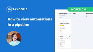 How to view automations in a pipeline