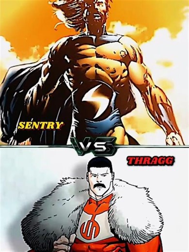 Sentry vs Thragg… This Isn’t Even Close 💀 | Invincible vs Marvel” #invincibleedit