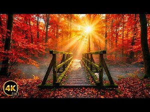 Fall Forest Walk 4K 🍁 The Most Relaxing Autumn Walk for Stress Relief, Study & Deep Sleep