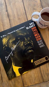 Craving a jazz classic this morning? I certainly am, and this was the first album that came to mind! Also known as “Moanin”, this essential jazz album was originally released in 1958, and is one of the most iconic albums in the Blue Note catalog. It’s considered by many to be one of the best jazz albums of all time! I was lucky enough to get this copy of Art Blakey & The Jazz Messengers signed by legendary saxophonist Benny Golson when I saw him perform at a jazz festival a number of years back!