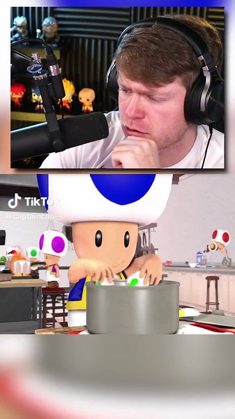 Toad and Yoshi's Funny Mario Movie Reaction