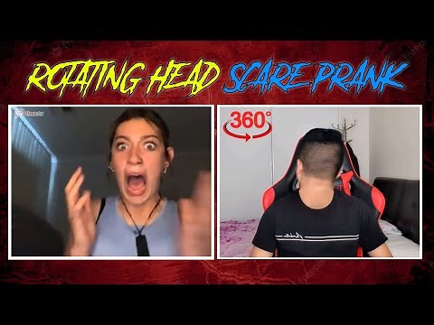 Rotating Head Scare Prank on Ome TV ! | Omegle 360 Head Spin Prank | Nepali Boy Scaring Australians