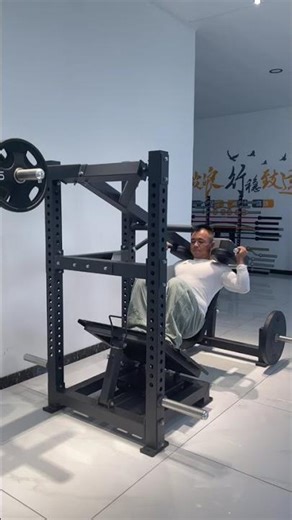 Pendulum squat machine