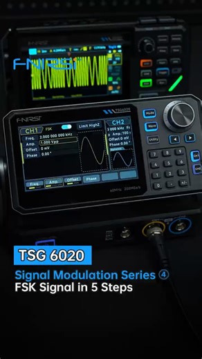 FNIRSI TSG6020 Function Signal Generator | FSK Signal Generation: Done in 5 Simple Steps
