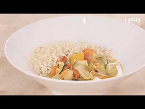 Vegetable curry - Deep Microwave Cooker | Recipes with Lékué