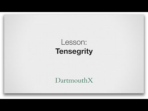 Tensegrity structures - tension and compression working together