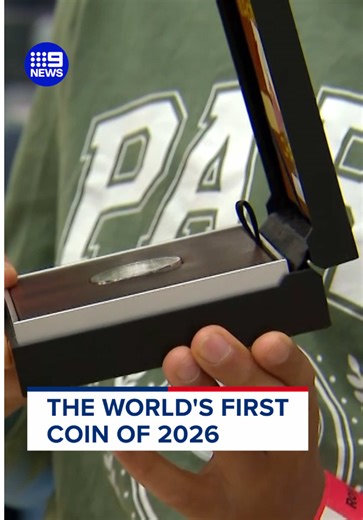 Aussie Boy Mints First Coin of the New Year