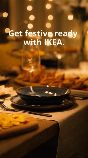 14K views · 37 reactions | Setting the table for stories, laughter and second helpings. Celebrate this festive season around a table that brings everyone closer. Set yours with IKEA. #IKEA | IKEA | Facebook