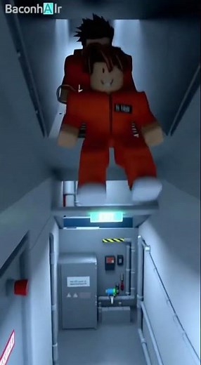 Roblox horror animation — dark hallway monster jumpscare 😱👀 #roblox #shorts