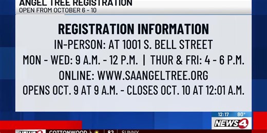 Registration for Salvation Army's Angel Tree Program to open soon