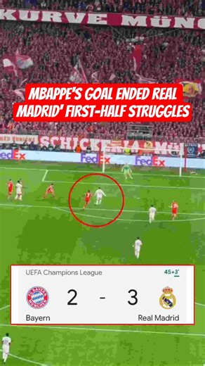 Gol Mbappe vs Bayern !! Real Madrid Comeback Lagi 2-3 Sebelum Babak Pertama Usai #ucl