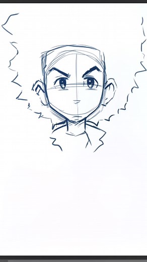 How to Draw Huey Freeman . . . #drawingtutorial #drawing #artist #artistsoftiktok #explorepage #hueyfreemanboondocks #art #learn #teach #wednesday #illustration #illustrator #photoshoptutorial #artistcommunity #cartoon #boondocks