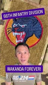“Wakanda Forever!” The 66th Infantry Division! Explaining Army Stuff to Normies. #thomtran