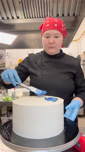 How to Make a Space-Themed Cake 🚀🌌 #juliacakebudapest #cakedecorating