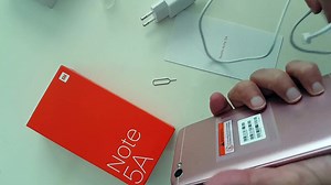 Review and unboxing of the Xiaomi Redmi Note 5a mobile phone