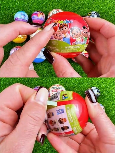 ASMR Unboxing Mash'ems Squishy Surprise Toys #squishy #mashems #asmrunboxing #cocomelon