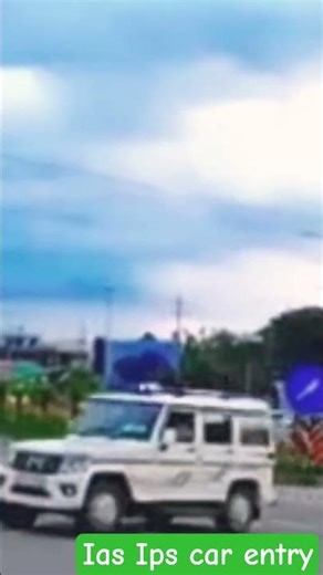 “IAS–IPS car entry: Power with purpose.”🚔🇮🇳 #motivation#upscaspirants #ias