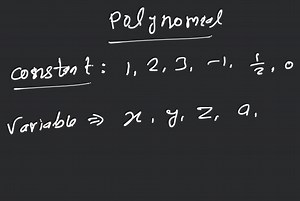 Class 9 chapter 2 Polynomials introduction... | Filo