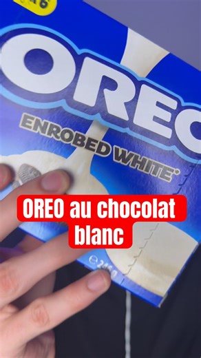 OREO au chocolat blanc #news #new #shortsvideo #shortvideo#shorts #viralvideo#funny#oreo #white#food