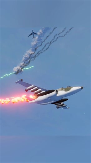 Navy Cram Defence System Vs Su-25 Jet Fighter 😵#shorts #shortsfeed #jetfighter #gaming #ytshorts