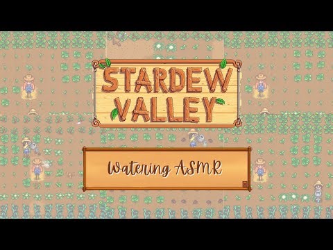 Relaxing Watering Sounds | Stardew Valley ASMR