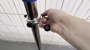 Paint Film Impact Tester,1 m (39.4 inch) Drop,Adjustable Height with Scale & Stop Collar,(Coating) Paint Film Impact Evaluation (ASTM D2794 Method Compatible)