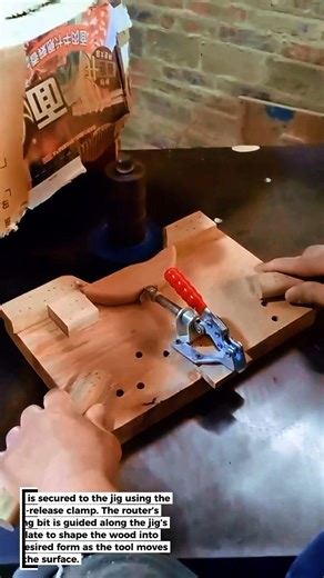 Shaping Wood with Router and Clamp Jig! 🪚
